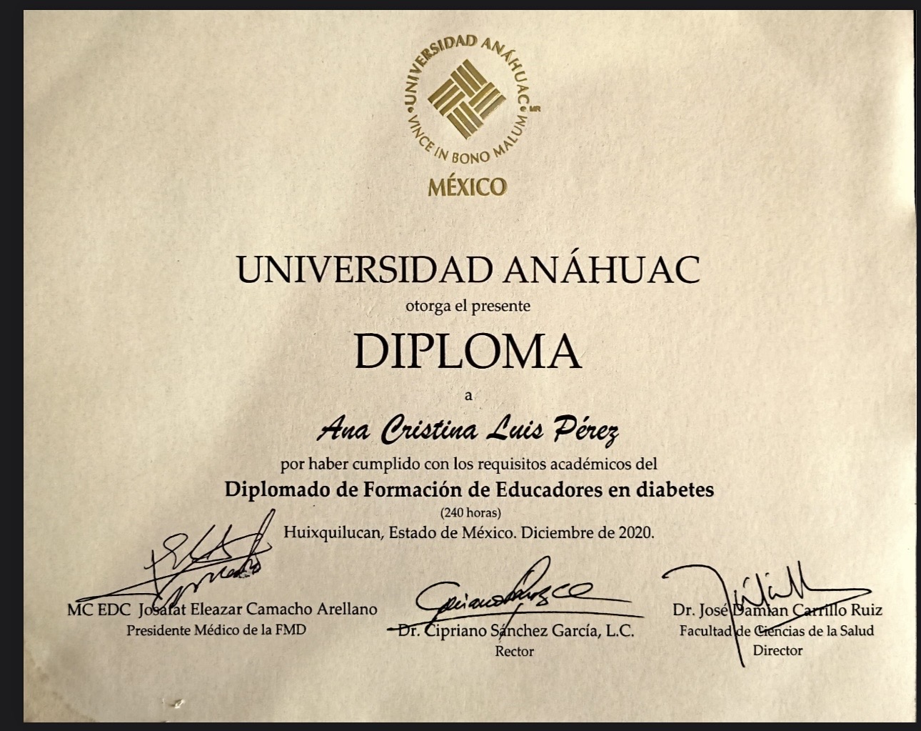 Instalaciones del consultorio de Dra Ana C Luis Pérez